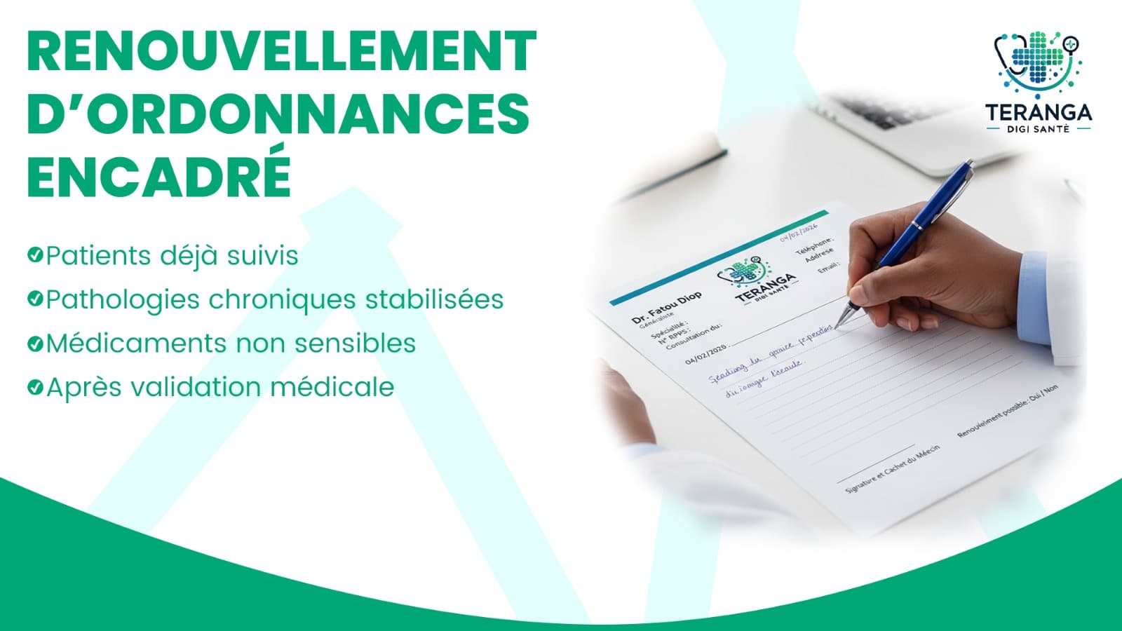 Renouvellement d'ordonnance